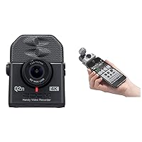 Zoom Q2n-4K Handy Video Recorder, 4K/30P Ultra High Definition Video, Compact Size, Stereo Microphones, Wide Angle Lens & Zoom iQ7 Stereo Mid-Side Microphone