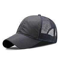 Oversize Mesh Trucker Baseball Cap,Quick Dry Running Cap Unstructured Hat L/XXL