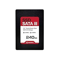 240GB SSD SATA III 6 Gb/s, Up to 550/530 MB/s Read/Write Speed, Internal 2.5