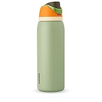 Owala FreeSip Insulated Stainless Steel Water Bottle with Straw, BPA-Free Sports Water Bottle, Great for Travel, 40 Oz, Camo Cool