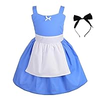 Dressy Daisy Princess Dress with Apron Summer Dresses for Baby & Toddler Girls