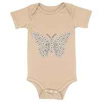 Daisy Butterfly Baby Onesie - Cute Butterfly Themed Clothing - Butterfly Design Apparel