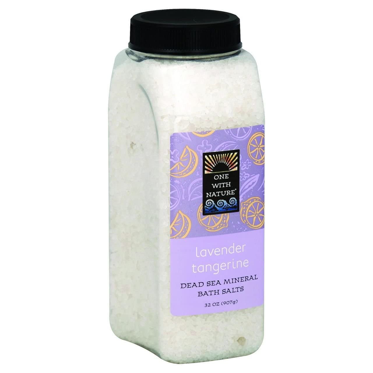 One With Nature Bath Salt Relax Lavender, 32 oz