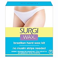 SURGI-WAX Brazilian Waxing Kit 4 oz