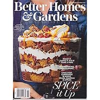 Better Homes & Gardens magazine November 2018, PUMPKIN BREAD TRIFLE WITH BOURBON CREAM & CANDIED PECANS