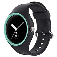 Caseology Nano Pop [Band with Case] Designed for Google Pixel Watch 2 Band designed for Pixel Watch Band (2023) - Prune Charcoal