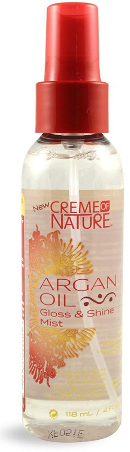 Creme of Nature Argan Oil Gloss & Shine Mist, 4 oz (Pack of 8)