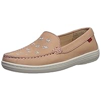Marc Joseph New York Unisex-Child Leather Driver with Gold Star Detail Loafer