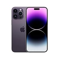 Apple iPhone 14 Pro Max, 128GB, Deep Purple for T-Mobile (Renewed)