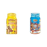 L'il Critters Vitamin D3 Gummy Supplement for Kids Immune & Bone Support with Paw Patrol Gummy Multivitamin for Kids Vitamin C D3 Immune Support, 60 Gummies