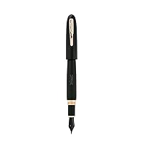 All American Black Matte/Rosegold Limited Edition 898 Fountain Pen - Broad Nib - A Luxury Pen for Journaling, Autographs, and Memorable Gifts on Any Occasion