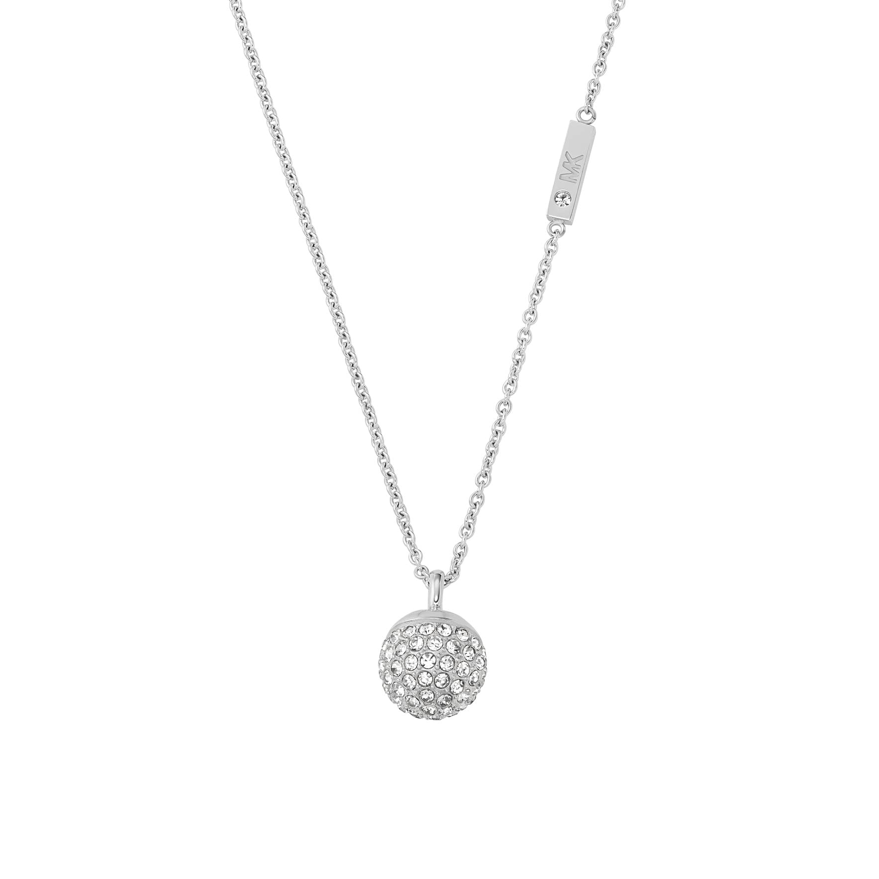 Michael Kors MKC1477AN040 Silver Necklace  J9472  Chapelle Jewellers