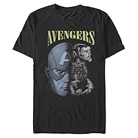 Marvel Big & Tall Classic Avenger Homage Men's Tops Short Sleeve Tee Shirt