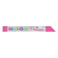 amscan 340065 Sash Pink Fun Birthday-1.5m-1 Pc