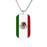 Mexican Flag Personalized Picture Necklace Pendant Memorial Keepsake Jewelry Gift