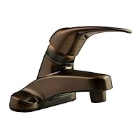 Dura Faucet DF-PL100-ORB RV Single Lever Bathroom Faucet (Oil-Rubbed Bronze Plating Over ABS Plastic)