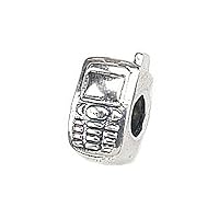 Sterling Silver Cell Phone Compatible Bead/Charm