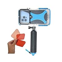ProShot Dive + Red Filter 3 Pack Bundle - Strongest Waterproof case Compatible with All iPhones. Red, Pink and Magenta Filters Included