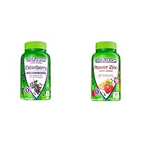 Elderberry & Zinc Gummy Vitamins Immune Support, 90ct