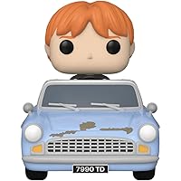 Funko Pop! Ride Super Deluxe: Harry Potter: Chamber of Secrets 20th Anniversary - Ron Weasley in Flying Car, Multicolor