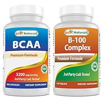 Best Naturals BCAA 3200mg & B-100 Complex