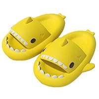 Cloud Shark Slides Slippers for Women and Men, Summer Quick Dry Shower Sandals, Cute Beach Slippers Shower Shoes for Unisex Adult Home Super Soft Massage Shark Cloud Slippers for Indoor & Outdoor