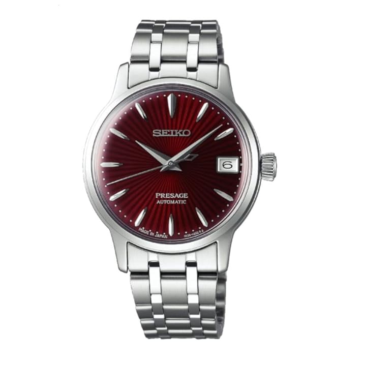 Mua SEIKO PRESAGE Automatic Ladies Cocktail 'Kir Royal' Red Dial Steel  Watch SRP853J1 trên Amazon Mỹ chính hãng 2023 | Fado