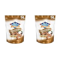 Toasted Coconut Flavored Snack Nuts, 14 Oz Resealable Bag (Pack of 2)