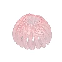 Birds Nest Hair Clip,Hair Claw Clips Bird Nest Shaped Hair Clips Expandable Ponytail Holder Hair Accessories,Bird Nest Shaped Hairband,Hair Bun Maker,Bun Clips for Thick/Thin Hair (pink)