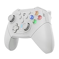 Machenike G320 Wireless Gaming Controller for Windows PC,Switch,IOS&Android,LED Backlight Dual Vibration Motors, Dual Connection Modes,Plug and Play PC Controller