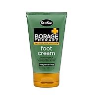 SkiKai Borage Therapy Foot Cream (4.2 oz) | Fragrance-Free Moisturizer Lotion | Healing Care for Dry, Cracked Heels | With Borage Seed Oil