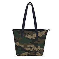 Camouflage Women's Handbag, PU Leather, Durable Handbag, Birthday, Valentine's Day, Gift, style, 29*34*14cm