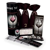 Wine Tasting Party Kit with Pencils, Wine Bags, Glass Markers and More