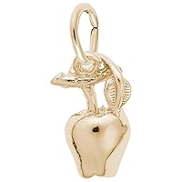 Rembrandt Charms Apple Charm, 10K Yellow Gold