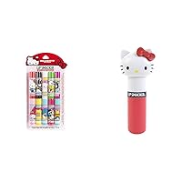 Lip Smacker Sanrio Hello Kitty and Friends 10 Piece Flavored Lip Balm Party Pack & Sanrio Hello Kitty Sanrio Lippy Pal Flavored Lip Balm