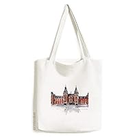 Rijks Museum in Dutch Art Deco Gift Fashion Tote Canvas Bag Shopping Satchel Casual Handbag