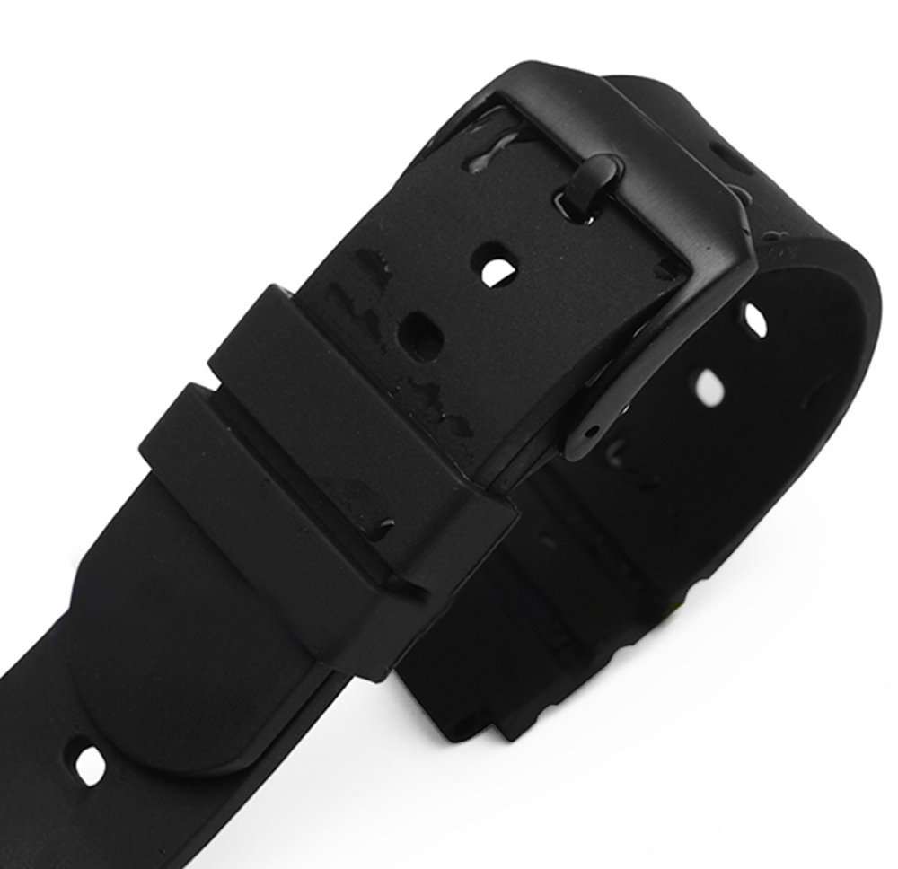 21mm Black Rubber Strap Silicone Watch Band Buckle Fit for Luminox 3001.3003.3900.3007.3001.8400.BO
