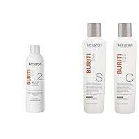 Brazilian Keratin Treatment Hair Complex Blowout + Sulfate Free and Sodium Free Shampoo & Conditioner KIT