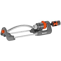 Gardena 1980 Polo 2, 400 sq.'. Oscillating Sprinkler with Adjustable Garden Spray Range