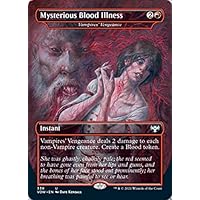 Magic: the Gathering - Mysterious Blood Illness (Vampires' Vengeance) (339) - Borderless - Innistrad: Crimson Vow - Dracula Series