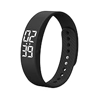 Smart Wrist Watch,SIX-SEVEN Fitness Tracker with Vibrating Realtime Showing Calorie Counter and Sleep Monitor for Women Men Kids,Black