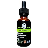 Cedar Bear Echinacea Super Immune Blend a Liquid Herbal Supplement That Boosts Your Immune System to Help Maintain White Blood Cell Activity and Other Immune Functions 1 Fl Oz