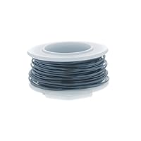 16 Gauge Round Silver Plated Blue Steel Copper Craft Wire - 15ft