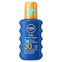 Nivea Sun Children's Sun Spray SPF30 Long Lasting Water Resistant Coloured Spray 200ml