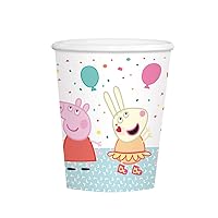 amscan 9906333-66 - Officially Licensed Peppa Pig Paper Party Cups - 8 Pack