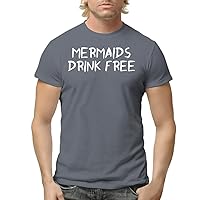 Mermaids Drink Free - Men's Adult Short Sleeve T-Shirt