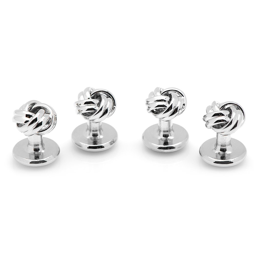 Ox and Bull Trading Co. Silver Knot Studs