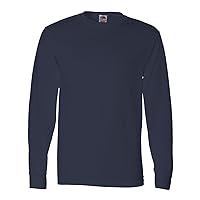 5 oz. 100% Heavy Cotton HD Long-Sleeve T-Shirt (4930) J Navy, 3XL (Pack of 2)