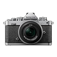 Nikon Z fc DX-Format Mirrorless Camera Body w/NIKKOR Z DX 16-50mm f/3.5-6.3 VR - Silver (International Model) (Renewed)