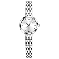 OLEVS Women's Watch Casual Fashion Diamond Dress Analog Quartz Skeleton Stainless Steel Waterproof Watch